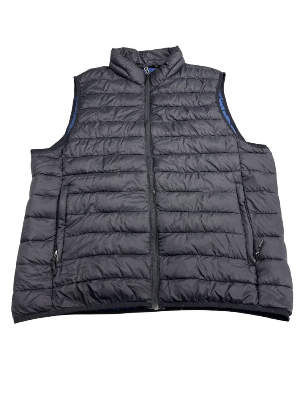 Club Room Performance Mens Puffer Vest Black Large Lightweight Quilted Warm Pack